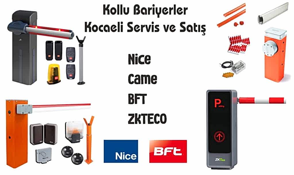 Kocaeli Bft Nice bariyer, otopark sistemi, plaka okuma sistemleri ve nice bariyer kolu