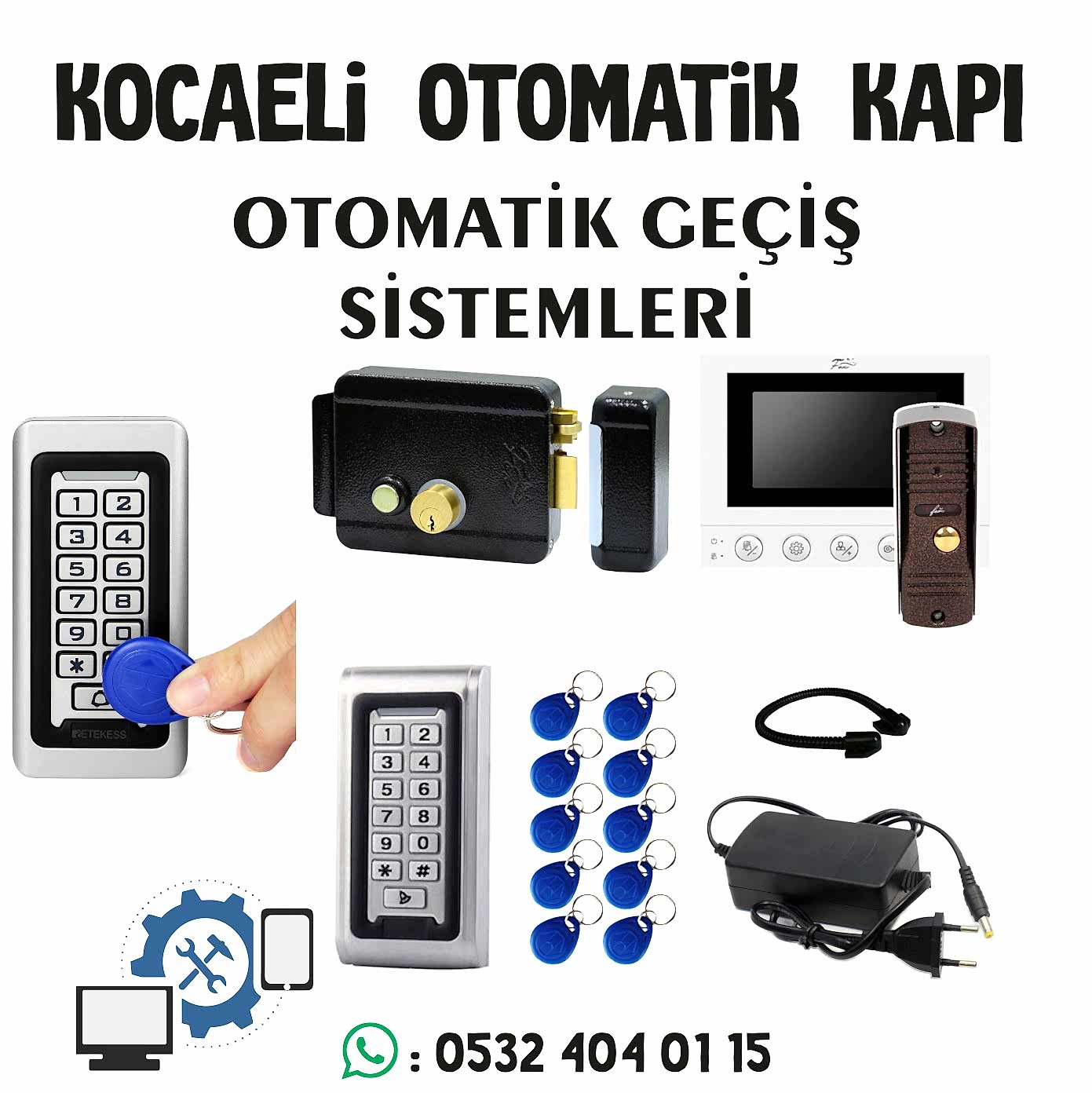 Kartlı ve Şifreli geçiş paneli, Bina şifre paneli, Kapı açma paneli